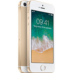 IPhone SE 64GB Dourado Desbloqueado IOS 3G/4G/Wi-Fi Câmera 12MP - Apple