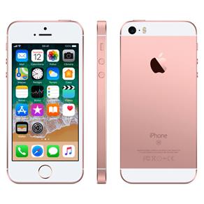 IPhone SE Apple com 64GB, Tela 4”, IOS 11, Sensor de Impressão Digital, Câmera ISight 12MP, Wi-Fi, 3G/4G, GPS, MP3, Bluetooth e NFC - Ouro Rosa
