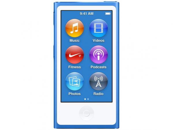 Tudo sobre 'IPod Nano Apple 16GB Tela 2,5 Apple - Multi Touch, Rádio FM e Bluetooth Azul'