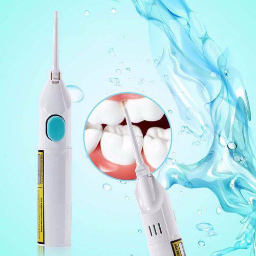 Irrigador Bucal Fio Dental de Água Portátil Manual Power Floss Waterpik - Rpc