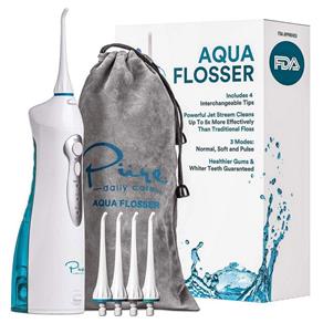 Irrigador Oral Dental Sem Fio Pure Daily Care Aqua Flosser Capac. 150ml