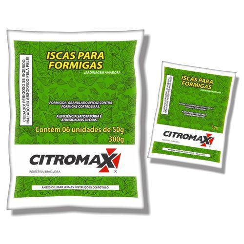 Isca para Formigas Cortadeiras Citromax 300 G (6 Und 50 G)