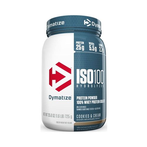 Iso 100 1,6lbs (725g) - Cookies - Dymatize Nutrition