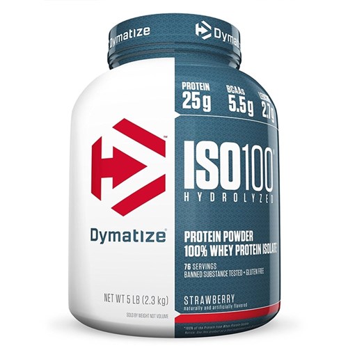Iso 100 Hydrolyzed 2.3Kg Dymatize Nutrition - Morango