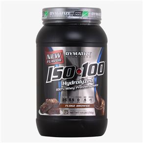 Iso 100 Whey Protein - Dymatize - 893g - Fudge Brownie