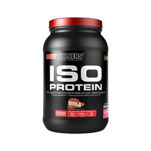 Iso Protein 900g Morango – Bodybuilders
