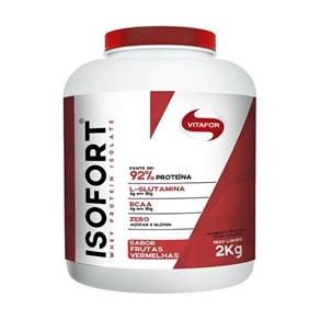 Isofort, Frutas Vermelhas, 2000g - Vitafor - SEM SABOR - 2 KG