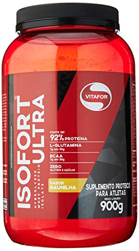 Isofort Ultra Zero Carb Baunilha, Vitafor, 900g