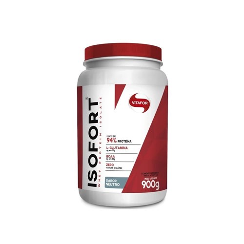 Isofort Whey Proteín Isolado 900Gr - Vitafor (NEUTRO)