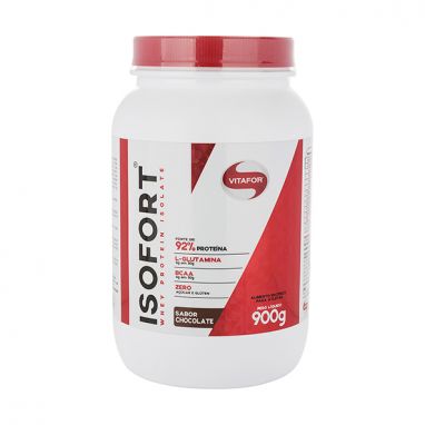 Isofort Whey Protein Isolado - Vitafor - Chocolate - 900g