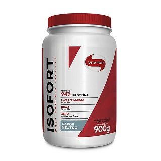 Isofort Whey Protein Isolado - Vitafor - Neutro - 900g