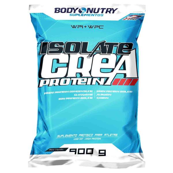 Isolate Crea Protein - 900g Refil Morango com Banana - Body Nutry