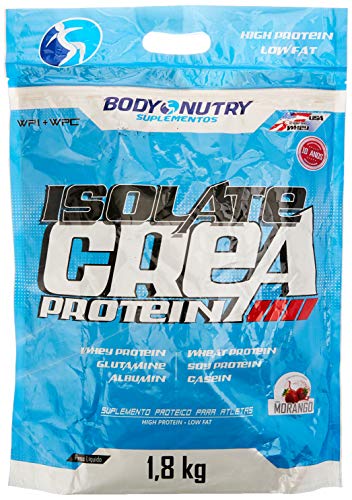 Isolate Crea Protein Refil - 1800g Morango - Body Nutry, Body Nutry