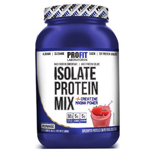 Isolate Protein Mix 900gr (Pote) - Profit - Morango