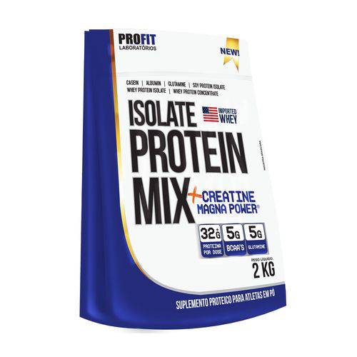 Isolate Protein Mix Refil 2kg (Morango) - Profit