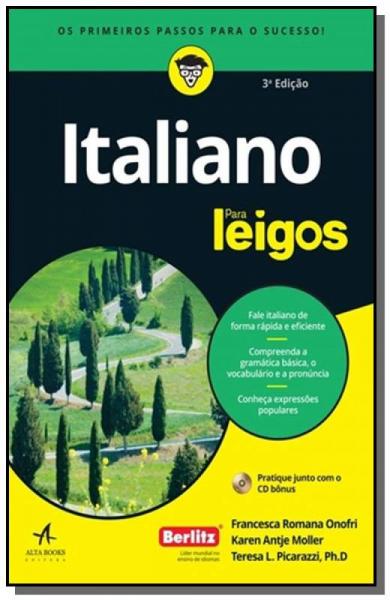 Italiano para Leigos - com Cd - 3a Ed - Alta Books