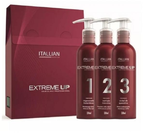 Itallian Extreme Up Kit SOS Reconstrução Anti Emborrachamento 3x230ml - Itallian Color