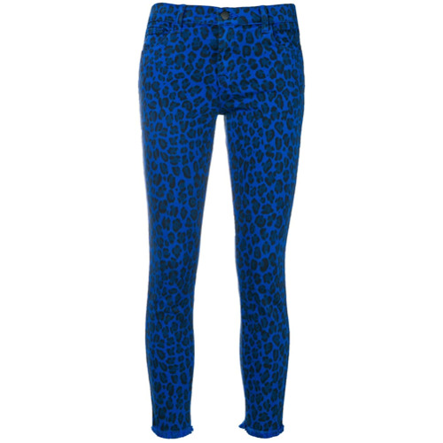 J Brand Calça Jeans Animal Print - Azul