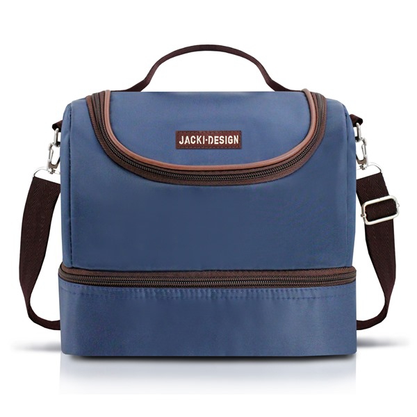 Jacki Design Bolsa Térmica C/ 2 Compartimentos Azul