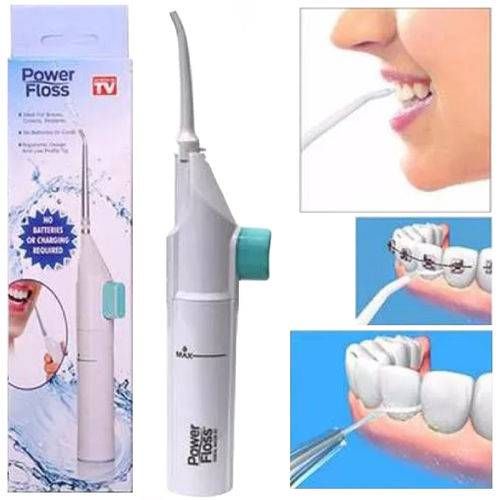 Jato de Agua Fio Dental para Limpeza Oral Dental Bucal Power Floss Brj