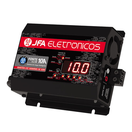Jfa Fonte Carregador Bateria 10a Bivolt Automatico Display