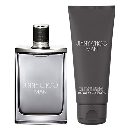 Jimmy Choo Man Eau de Toilette Jimmy Choo - Kit de Perfume Masculino 50Ml + Gel de Banho 100Ml Kit