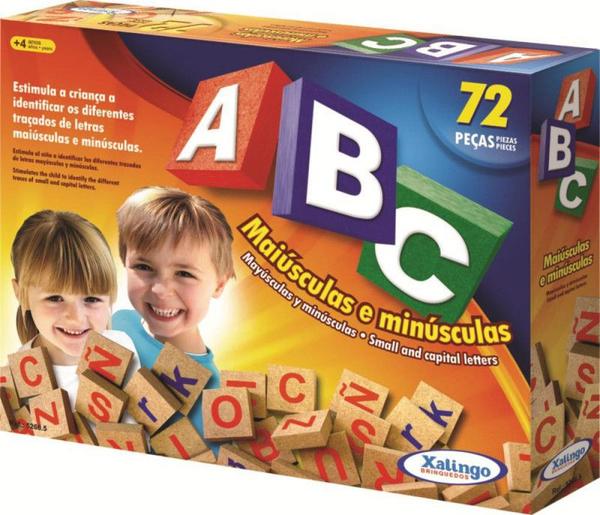 Jogo ABC com 72 Peças - Xalingo 52665