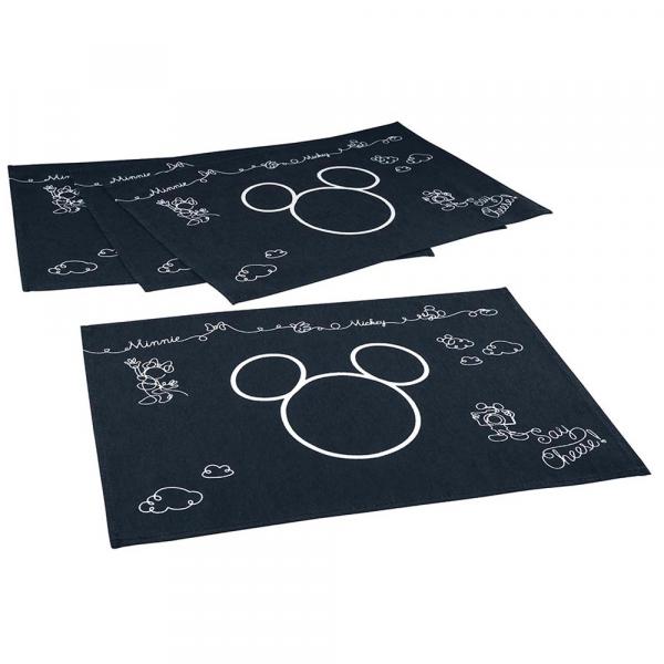 Jogo Americano Mickey e Minnie 4 Peças - Lepper - Lepper