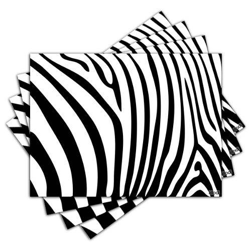 Tamanhos, Medidas e Dimensões do produto Jogo Americano - Zebra com 4 Peças - 058jo