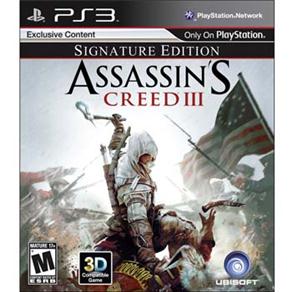 Jogo Assassin’s Creed 3: Signature Edition - PS3