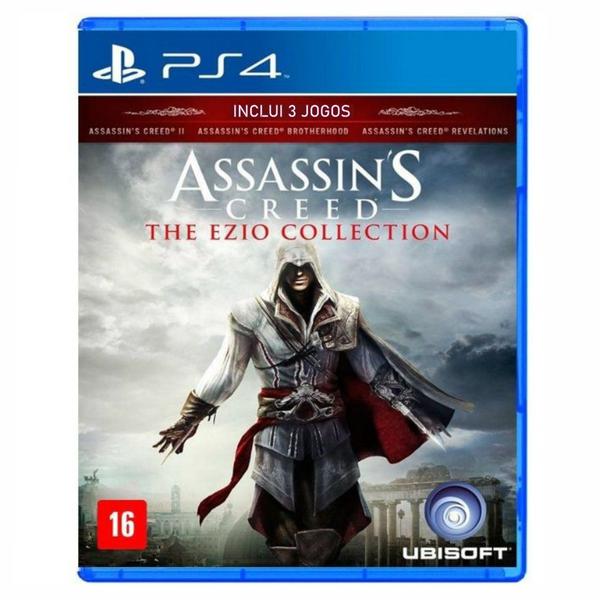 Tudo sobre 'Jogo Assassins Creed The Ezio Collection Ps4 - Ubisoft'