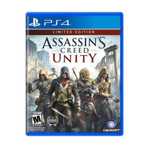 Jogo Assassins Creed Unity (limited Edition) - Ps4