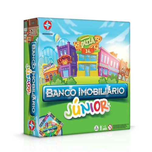 Jogo Banco ImobiliÃ¡rio JÃºnior - Estrela - Multicolorido - Dafiti