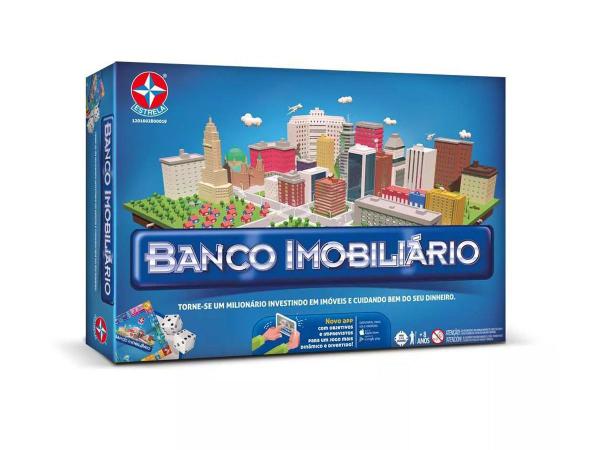 Jogo Banco Imobiliário com App 1201602800019 Estrela