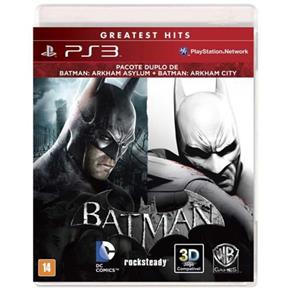 Jogo Batman: Arkham Asylum + Arkham City PS3