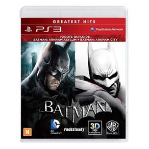 Jogo Batman: Arkham Asylum + Batman: Arkham City - PS3