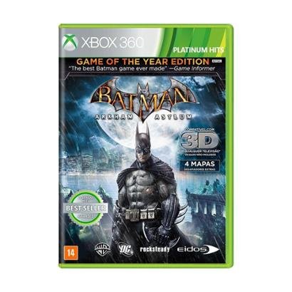Jogo Batman: Arkham Asylum GOTY Xbox 360
