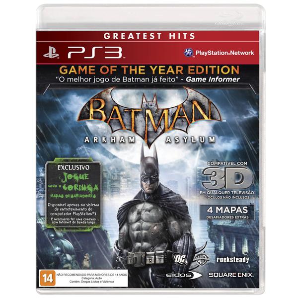 Jogo Batman - Arkham Asylum - PS3 - Sony Ps3