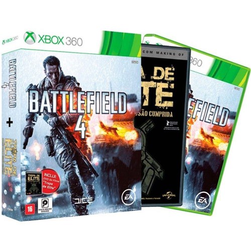 Tudo sobre 'Jogo Battlefield 4 + Filme Tropa De Elite - Xbox 360'
