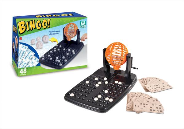 Jogo Bingo com 48 Cartelas - Nig