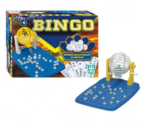 Jogo Bingo com Globo e 48 Cartelas 1000 - Nig