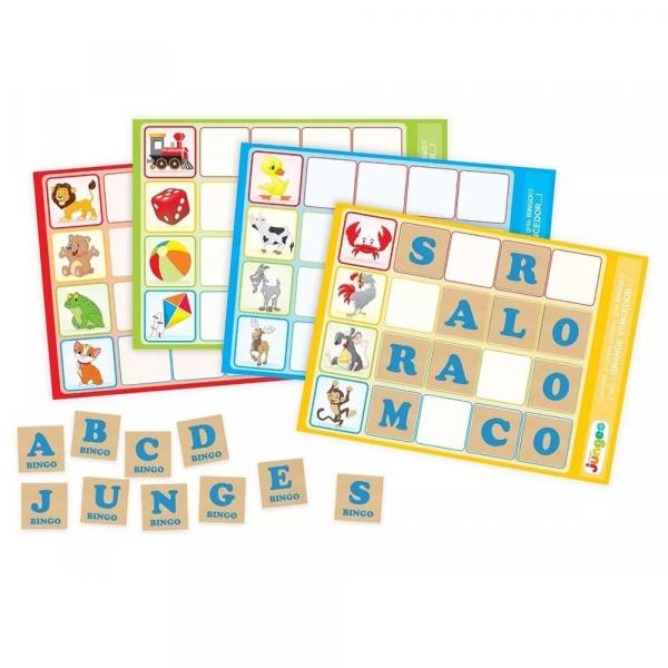 Jogo Bingo Letras Educativo 705 - Junges