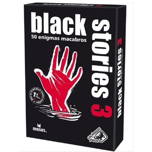 Jogo Black Stories 3 com 50 Enigmas Galápagos