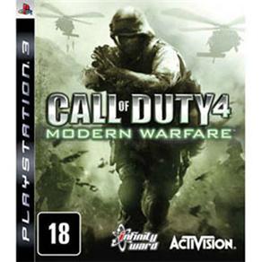 Jogo Call Of Duty 4: Modern Warfare – PS3