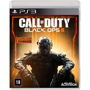 Jogo - Call Of Duty: Black Ops 3 Multiplayer Online e Modo Zumbi - PS3