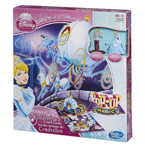 Jogo Carruagem Cinderela Hasbro Princesas Disney com Tabuleiro Tridimensional