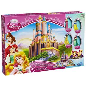 Jogo Castelo Princesas Disney Hasbro com Tabuleiro Tridimensional