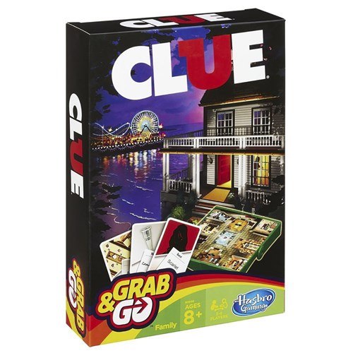 Jogo Clue Grab & Go - Hasbro