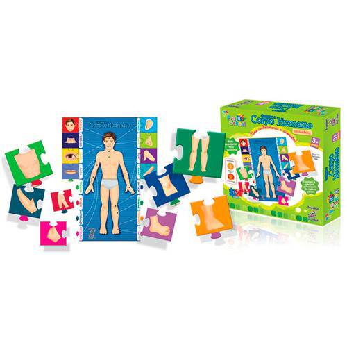 Jogo Conheça o Corpo Humano 9909 - Brincadeira de Criança
