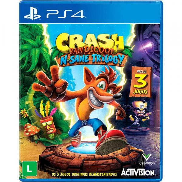 Jogo Crash Bandicoot N Sane Trilogia PS4 - Activision